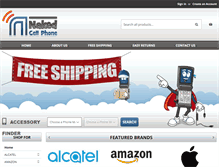 Tablet Screenshot of nakedcellphone.com